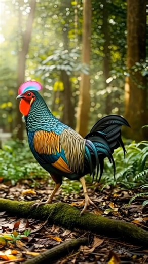 🌿 Java’s Wild Jewel – Green Junglefowl 🇮🇩 ✨🎣 4K The green junglefowl, also known as Javan junglefowl, forktail or green Javanese junglefowl, is the most distantly related and the first to diverge at least 4 million years ago among the four species of the junglefowl. Hybridization with domestic chicken has also been reported. Scientific name Gallus varius #greenjunglefowl #indonesiabirds #exoticbirds #birdsofinstagram #BirdWatching #naturelovers #birds #fblifestyle | B Sharma