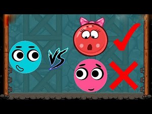 Red Ball 4 : Girlfriend Ball vs Blue Love Balls 'Fusion Battle' with All 10 Bosses