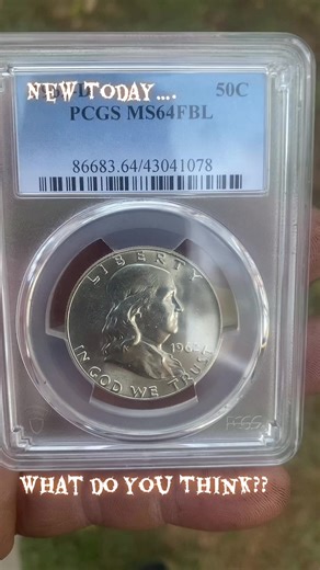 1962 D Franklin Half 50C MS64 FBL PCGS GRADED #numismatics #coincollecting #newtoday #PCGS #franklinhalfs @J-coin @Coins Hunter Legacy @Paul Gilley @OkieCoins @leo @Antonio.g.p. @Treasure Trove Coins❌ @Darrellr @ronnieriley97 @2SUAVE2 @AMERICAN SILVER STACKING