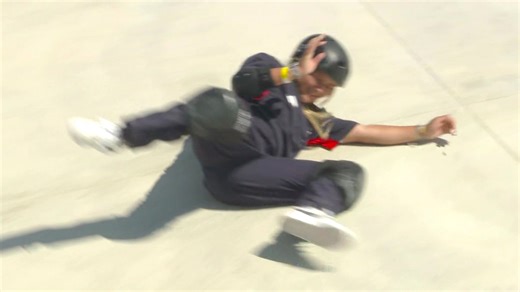 Sky Brown fights back tears as she vows to compete in Olympic final after fall