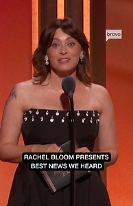 Great news! Rachel Bloom made it to the Las Culturistas Culture Awards! #cultureawards2025 | Bravo