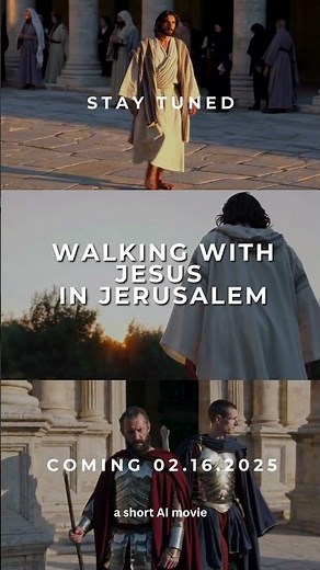 Walking with Jesus in Jerusalem – A Powerful Cinematic Experience | Official AI Film Trailer