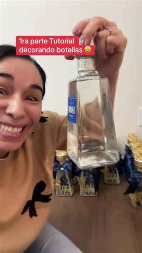 Quinceañera Bottle Decoration Tutorial Part 1