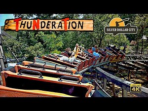 2024 Thunderation Roller Coaster On Ride 4K POV Silver Dollar City