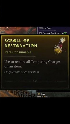 Season 6 Scroll Of Restoration | Vessel Of Hatred #diablo4