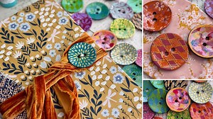 Bold & Beautiful: DIY Painted Wood Buttons for Art Journals | DENISE LOVE | Skillshare