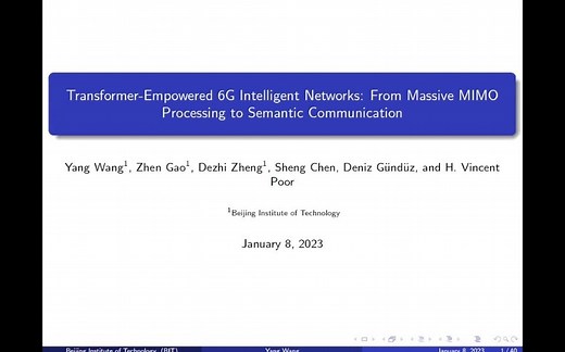 基于AI的6G智能网络:从大规模MIMO到语义通信