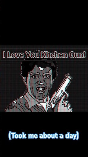 Kitchen Gun is a great meme #memes #art #illustration