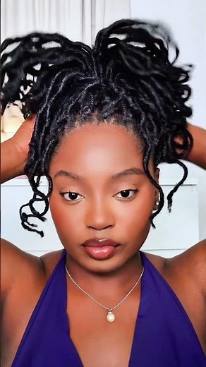 Quick Install Tutorial | Mermaid Boho Locs in Midnight #boholocs #curlyhair #hairstyle