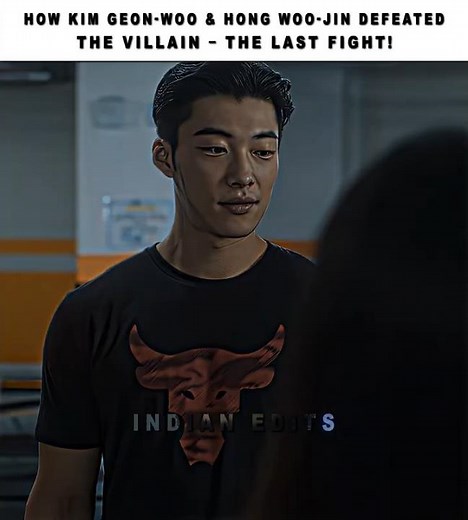 💥 How Kim Geon-woo & Hong Woo-jin Defeated the Villain ⚔️ – The Last Fight! 🔥| #bloodhound #edit
