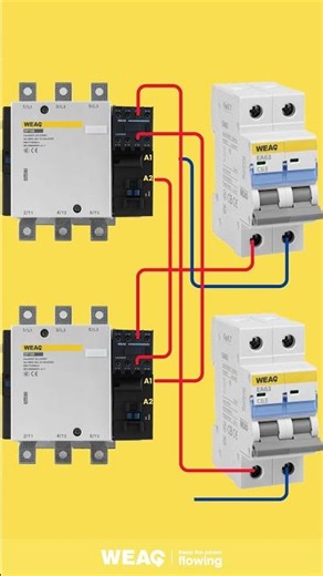 Dual Magnetic Power Station: High-Current Contactor System.