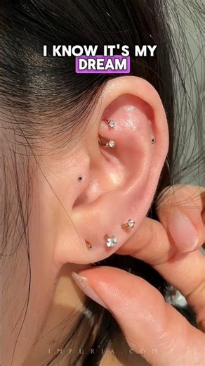 Our Sparkle Lobe Ear Stack with Piercing Tool Kit 💖