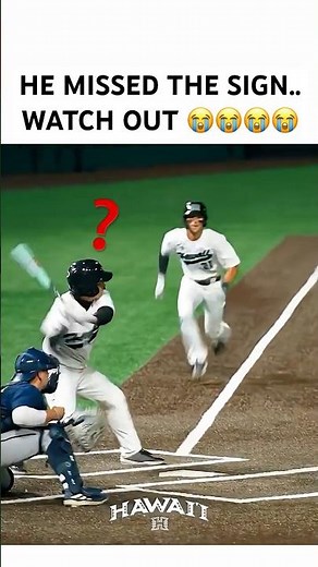 he missed the sign..