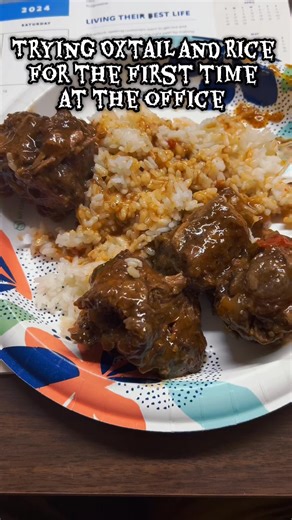 Luke made oxtail and rice for us | Mike Anderson