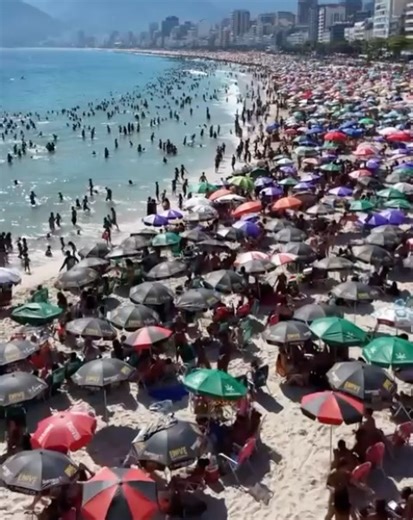 Ivana Bentes on Instagram: "Bom dia verão! As praias do Rio lotadas, entupidas de gente, o mar azul e negro do Arpoador tomado por todos as favelas do Brasil me enchem de alegria e preguiça, “pra quê tanta notícia? “ a gente se pergunta nos intervalos de fim de ano e de férias:) Calor extremo, cardumes de peixe no Leme, a vida de sol a sol. O verão do Rio e os muitos verões pelo país, com os cariocas e turistas em estado de alerta (térmico e de convivência) são a encarnação das nossas ideias de 