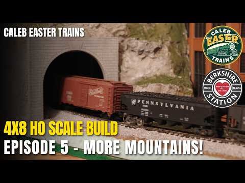 More Mountain Work! HO Scale 4x8 Layout Build Series – Episode 5