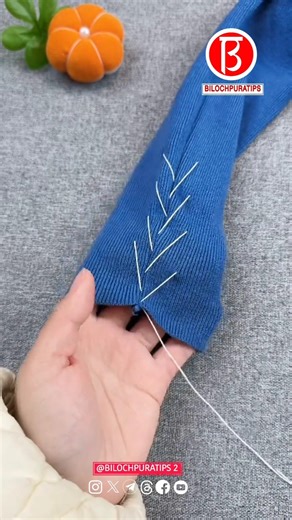 Clothing cuff sewing techniques for sweaters