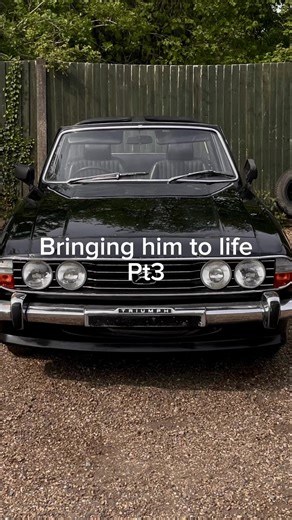 Classic Triumph Stag Restoration Journey