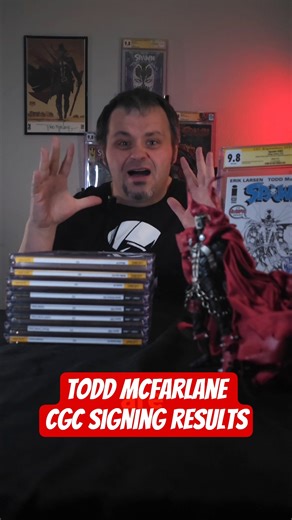 #comicbook CGC Signature Series Books Back from Todd McFarlane Signing