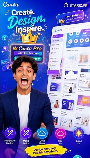 Canva Pro – 1 Year Subscription with Premium Features