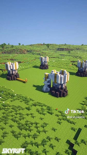 Building a Majestic Minecraft Castle Timelapse