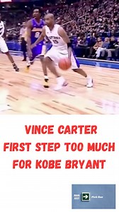 Vince Carter First Step Leaves Kobe Bryant In The Dust. #vincecarter #kobebryant #oneonone #NBA #nbahighlights | Christopher Ivy