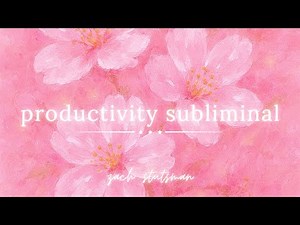 𝐫𝐨𝐦𝐚𝐧𝐭𝐢𝐜𝐢𝐳𝐞𝐝 𝐝𝐢𝐬𝐜𝐢𝐩𝐥𝐢𝐧𝐞 // productivity + flow state subliminal