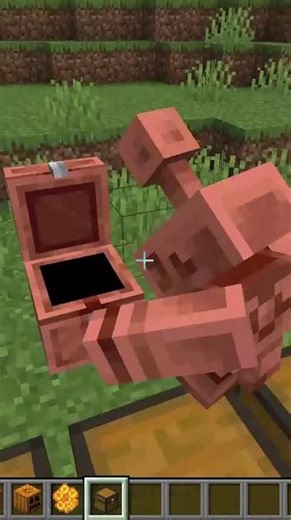 comment marche le golem de cuivre de minecraft #minecraft #gaming