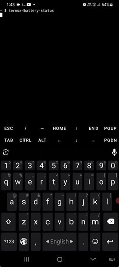 🔋 Check Your Android Battery Status Using Termux! #shorts #shortvideo #techshorts