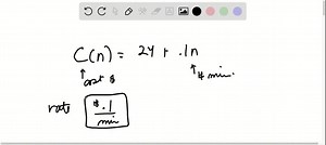 A phone company charges for service according to the...