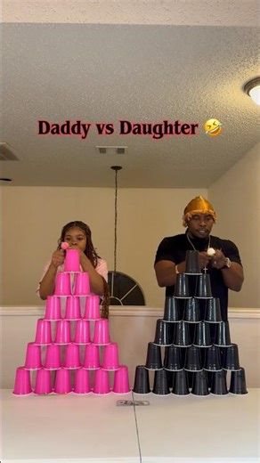 Wow 🤣😂🤣#daddydaughter #game #challenge #bonding #love #activity #fun #viralvideo #family #usa