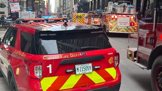 Streets blocked downtown, CTA Blue Line trains suspended due to 'medical emergency on the tracks'