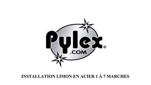 Installation limon d'acier Pylex • Item No. 13901 à 13907