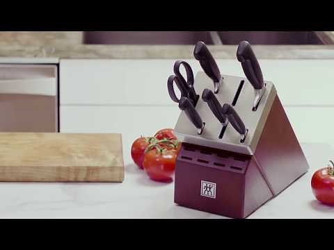 ZWILLING Four Star 7pc Self-Sharpening Knife Block Set