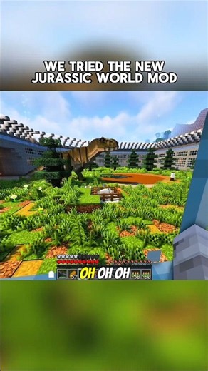 I Tried the NEW Jurassic World Mod in Minecraft… 🦖