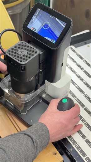 Using the Shaper Origin to cut perfect dovetail lid pieces #finewoodworking #tools #diy #maker #cnc