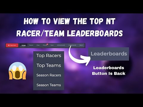 How To View The Top Racer/Team Leaderboards on Nitro Type