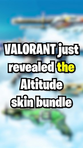 VALORANT new 'Altitude' skin bundle, containing a Vandal, Odin, Bucky, Ares, and of course a Melee #valorant