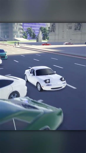 a BMW, a Mazda and a Train... walk into a bar in Cities Skylines 2