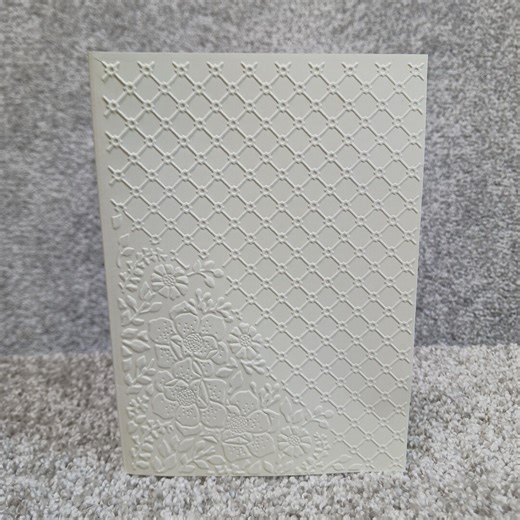 Embossed Floral Greeting Card: Vintage 3D Ivory Handmade Set 5x7 - Etsy