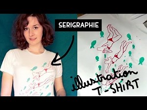 Faire ses PROPRES T-SHIRTS en SÉRIGRAPHIE ! ✍👚