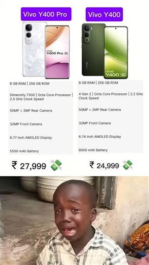 👀Vivo Y400 Vs Vivo Y400 Pro Full ⚡ Comparison 🤔?
