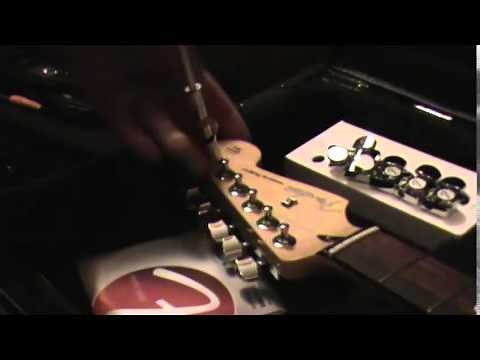 Fender Staggered Locking Tuner Install