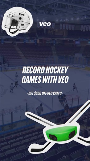 The hockey season is here. It's time to capture every breakaway, power play, and game-winning goal without a camera operator. Get $400 OFF the Veo Cam 3 when you purchase a tripod and a minimum 12-month Team subscription. Veo’s AI technology automatically follows the puck and captures the entire rink in stunning detail, so you can: ✅ Record broadcast-quality video ✅ Instantly relive the match and break down every key play ✅ Share and celebrate your winning moments This exclusive hockey offer end