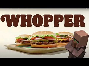 Minecraft Villager Sings Whopper Whopper!