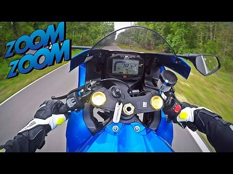 2017 Suzuki GSXR1000 Test Ride + Wheelies