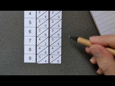 Multiplication with Napier's Bones
