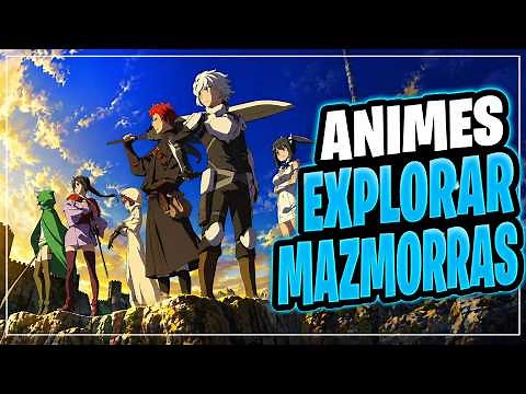 8 ANIMES donde el PROTA EXPLORA MAZMORRAS