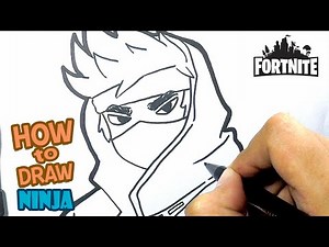 How to Draw Ninja | Drawing Fortnite