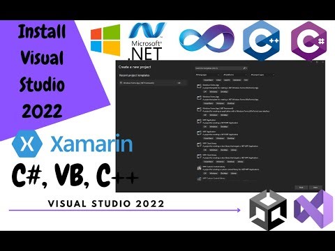 Install C# and Visual Basic.NET , install Visual Studio 2022 install WPF, Install Xamarin Forms